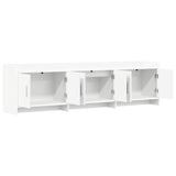 TV Cabinet 168 x 33 x 47 cm White Engineered Wood