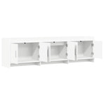 TV Cabinet 168 x 33 x 47 cm White Engineered Wood