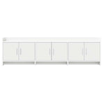 TV Cabinet 168 x 33 x 47 cm White Engineered Wood