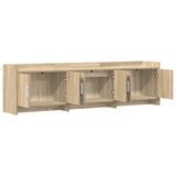 TV Cabinet 168 x 33 x 47 cm Sonoma Oak Engineered Wood - Top-Down View
