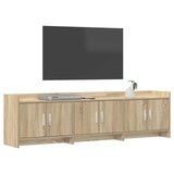 TV Cabinet 168 x 33 x 47 cm Sonoma Oak Engineered Wood - Side View