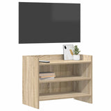 TV Cabinet 60 x 33 x 47 cm Sonoma Oak Engineered Wood - Side View