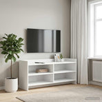TV Cabinet 100 x 33 x 47 cm White Engineered Wood