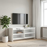 TV Cabinet 100 x 33 x 47 cm White Engineered Wood