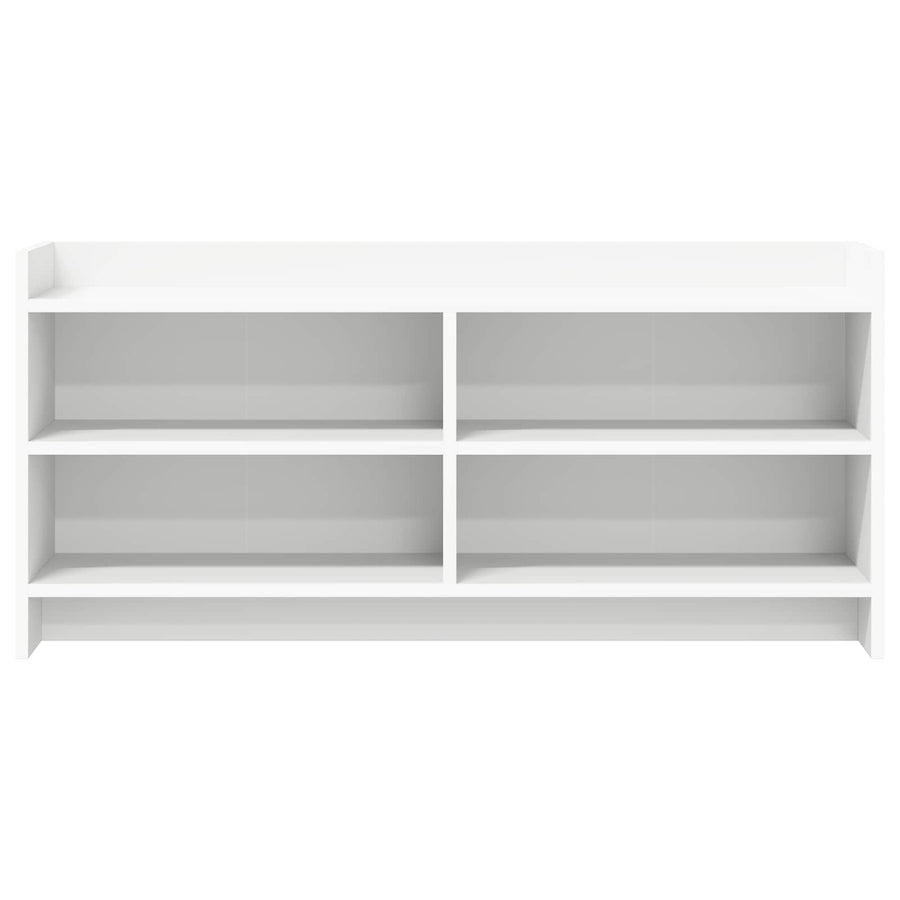 TV Cabinet 100 x 33 x 47 cm White Engineered Wood