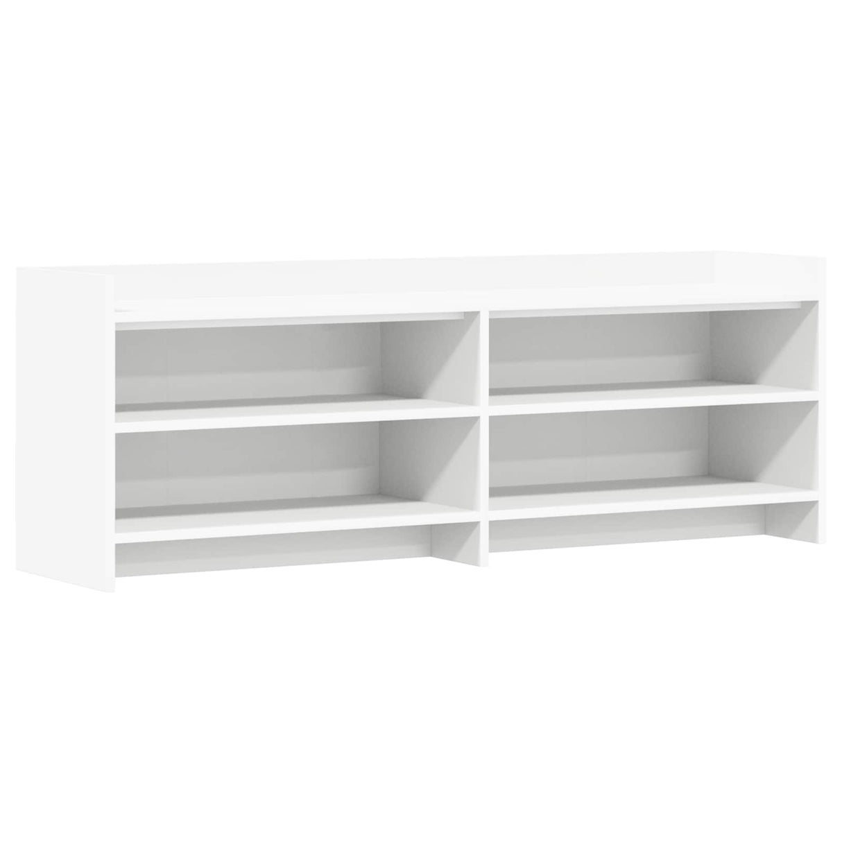 TV Cabinet 135 x 33 x 47 cm White Engineered Wood