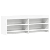 TV Cabinet 135 x 33 x 47 cm White Engineered Wood
