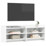 TV Cabinet 135 x 33 x 47 cm White Engineered Wood - Side View