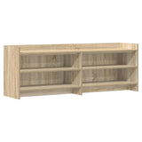 TV Cabinet 135 x 33 x 47 cm Sonoma Oak Engineered Wood - Front View