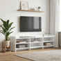 TV Cabinet 168 x 33 x 47 cm White Engineered Wood