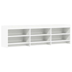 TV Cabinet 168 x 33 x 47 cm White Engineered Wood