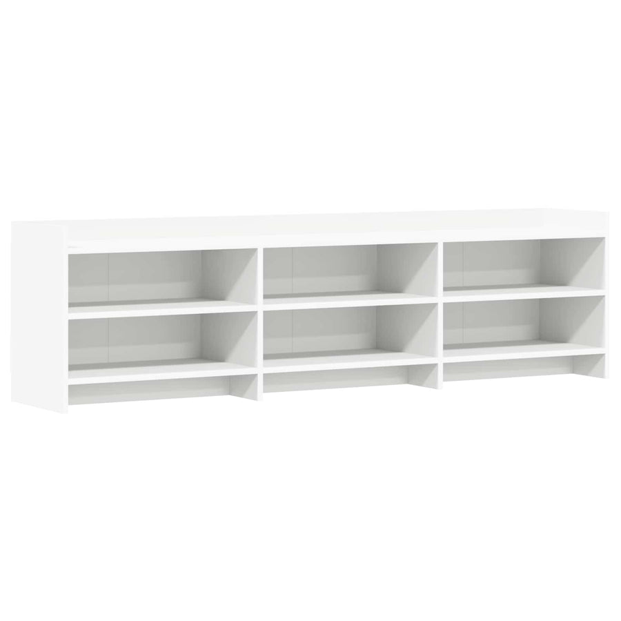TV Cabinet 168 x 33 x 47 cm White Engineered Wood