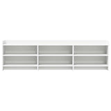 TV Cabinet 168 x 33 x 47 cm White Engineered Wood
