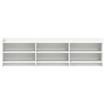 TV Cabinet 168 x 33 x 47 cm White Engineered Wood