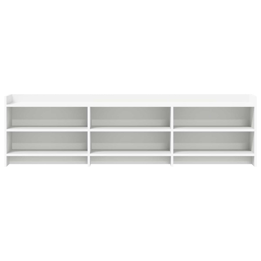 TV Cabinet 168 x 33 x 47 cm White Engineered Wood