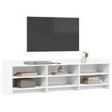 TV Cabinet 168 x 33 x 47 cm White Engineered Wood - Side View
