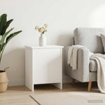 Storage Chest White 40 x 40.5 x 50 cm Engineered Wood