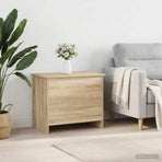 Storage Chest Sonoma Oak 60 x 40 x 50 cm Engineered Wood