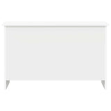 Storage Chest White 80 x 40 x 50 cm Engineered Wood
