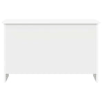Storage Chest White 80 x 40 x 50 cm Engineered Wood