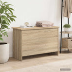 Storage Chest Sonoma Oak 80 x 40 x 50 cm Engineered Wood