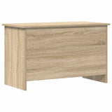 Storage Chest Sonoma Oak 80 x 40 x 50 cm Engineered Wood