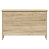 Storage Chest Sonoma Oak 80 x 40 x 50 cm Engineered Wood