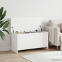 Storage Chest White 100 x 40 x 50 cm Engineered Wood