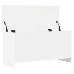 Storage Chest White 100 x 40 x 50 cm Engineered Wood