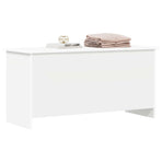 Storage Chest White 100 x 40 x 50 cm Engineered Wood