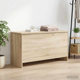 Storage Chest Sonoma Oak 100 x 40 x 50 cm Engineered Wood - Top-Down View