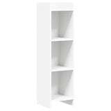 Bookcase White 30 x 30 x 111 cm Engineered Wood - Front View