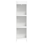 Bookcase White 30 x 30 x 111 cm Engineered Wood