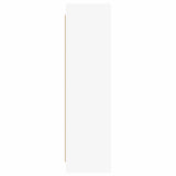 Bookcase White 30 x 30 x 111 cm Engineered Wood