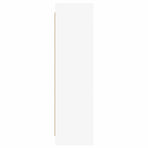 Bookcase White 30 x 30 x 111 cm Engineered Wood