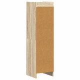 Bookcase Sonoma Oak 30 x 30 x 111 cm Engineered Wood - Rear View