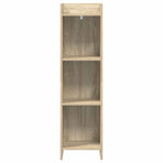Bookcase Sonoma Oak 30 x 30 x 111 cm Engineered Wood