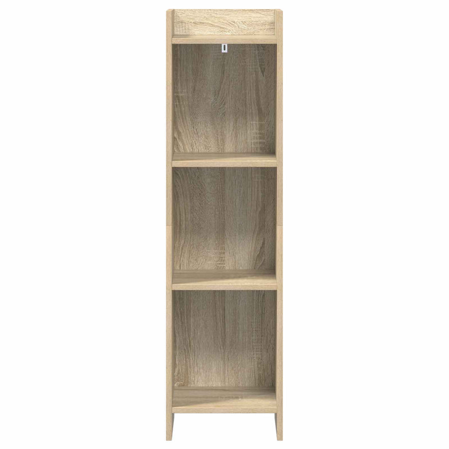 Bookcase Sonoma Oak 30 x 30 x 111 cm Engineered Wood