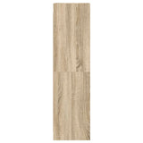 Bookcase Sonoma Oak 30 x 30 x 111 cm Engineered Wood