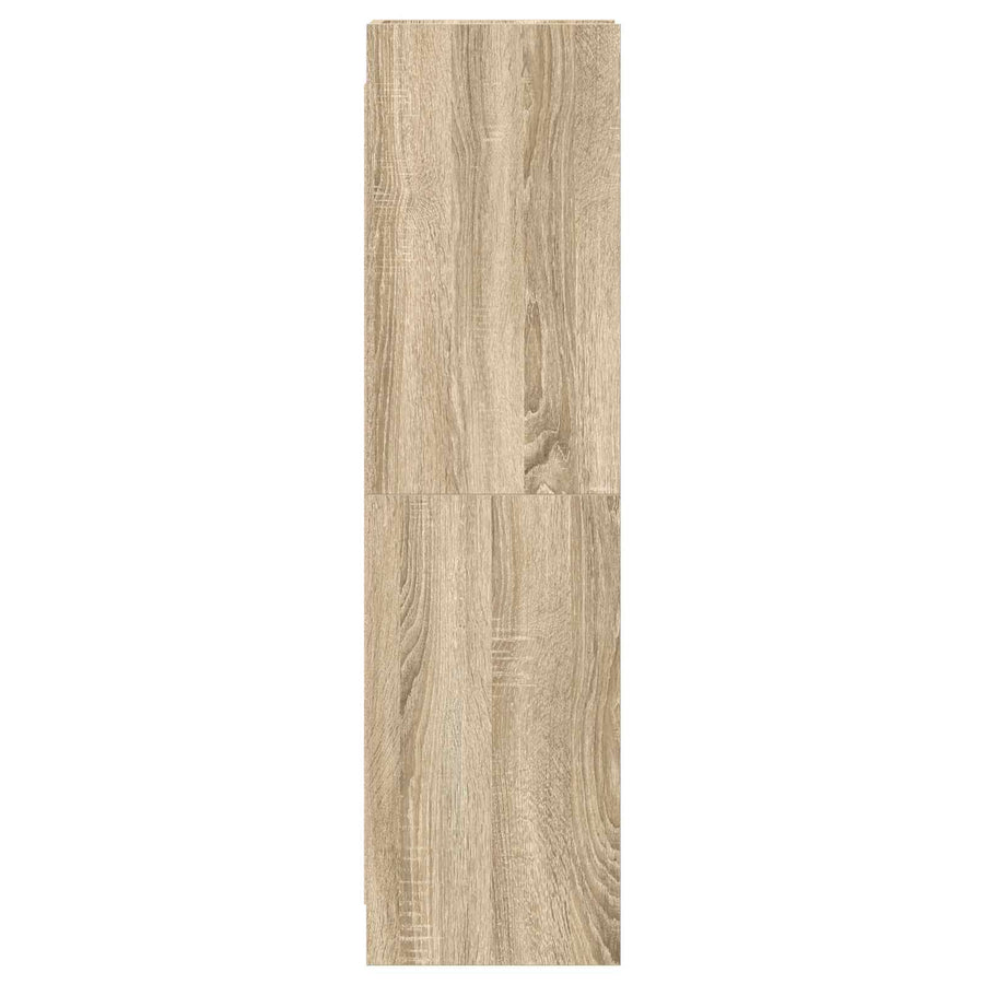 Bookcase Sonoma Oak 30 x 30 x 111 cm Engineered Wood