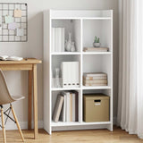 Bookcase White 59 x 30 x 111 cm Engineered Wood