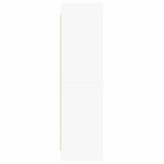 Bookcase White 59 x 30 x 111 cm Engineered Wood