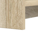 Bookcase Sonoma Oak 59 x 30 x 111 cm Engineered Wood - Rear View
