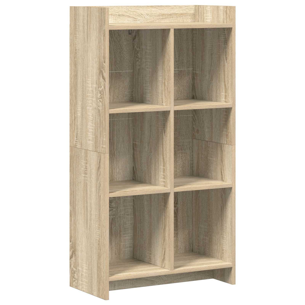 Bookcase Sonoma Oak 59 x 30 x 111 cm Engineered Wood