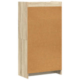 Bookcase Sonoma Oak 59 x 30 x 111 cm Engineered Wood