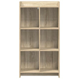 Bookcase Sonoma Oak 59 x 30 x 111 cm Engineered Wood
