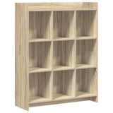Bookcase Sonoma Oak 87.5 x 30 x 111 cm Engineered Wood
