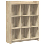 Bookcase Sonoma Oak 87.5 x 30 x 111 cm Engineered Wood