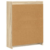 Bookcase Sonoma Oak 87.5 x 30 x 111 cm Engineered Wood