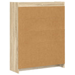 Bookcase Sonoma Oak 87.5 x 30 x 111 cm Engineered Wood